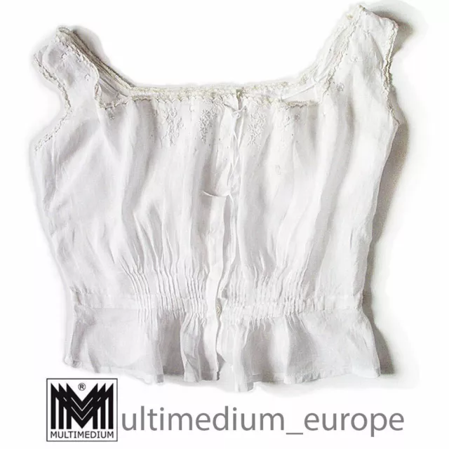 Antike Jugendstil Batist Baumwolle Unterwäsche um 1900 bis 20er Jahre