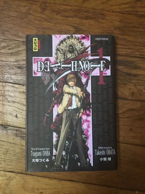 Manga Death Note Tome 1*édition Kana version française.