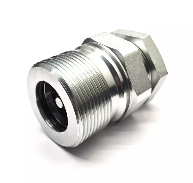 Hydraulic Tipper Screw Coupling - 1" BSP Thread: Edbro - Hyva - Jost Interchange