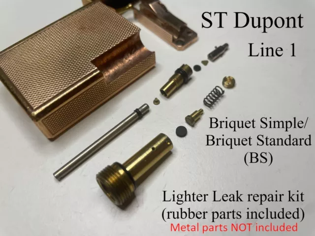 ST Dupont Line 1 BS Accendino O Ring Kit Servizio Riparazione Ricambi Correzione Sigillo Perdita