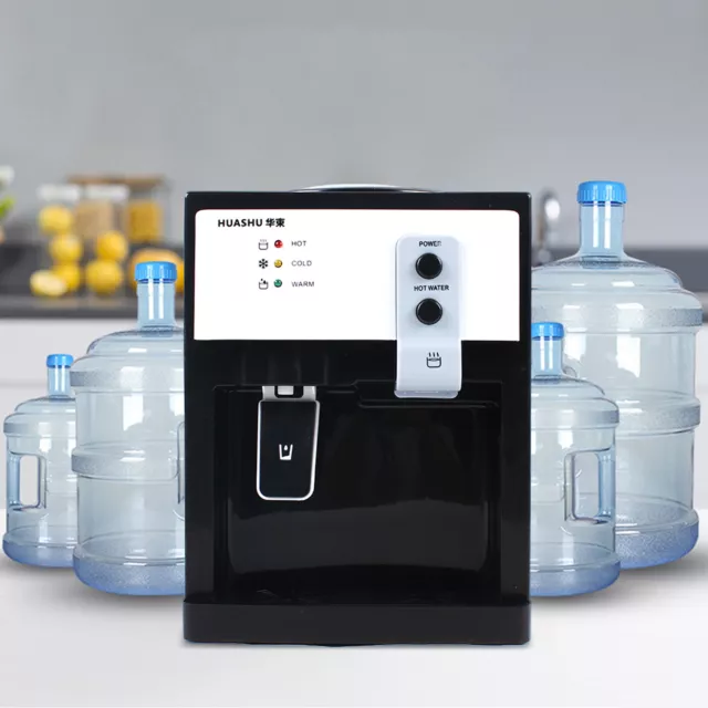 Hot Ice Cold Top Loading Countertop Water Cooler Dispenser Drinking Machine Home