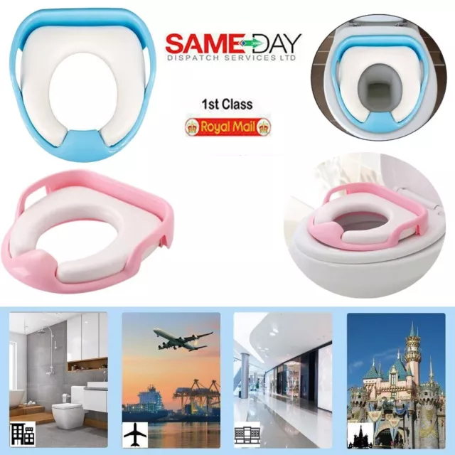 Potty Toilet Training Seat Toddler Travel Portable Kids Potty Bath Training Seat