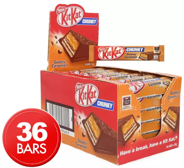 36 x Nestle Kit kat Caramel KitKat Caramel 55g Chocolate Bar