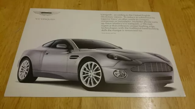 Aston Martin Vanquish Price (€) Guide Brochure