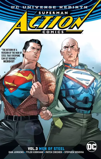 Superman Action Comics Rebirth Vol 3 Men of Steel Softcover TPB Graphic Novel