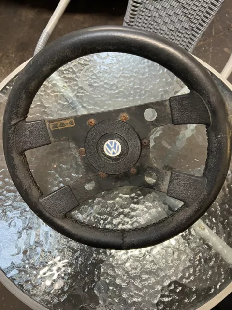 Vw Classic aircooled beetle steering wheel and Boss