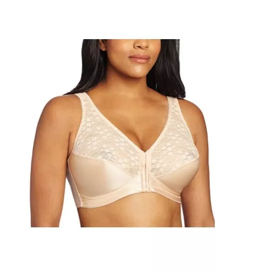 EXQUISITE FORM WOMEN'S Fully Front Close Posture Bra 5100565 Rose