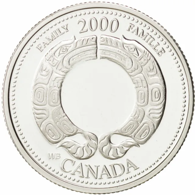 [#46662] Coin, Canada, Elizabeth II, 25 Cents, 2000, Royal Canadian Mint, Ott, a