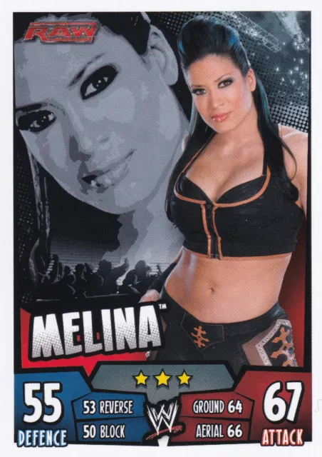 2011 Topps WWE Melina Slam Attax Rumble NM