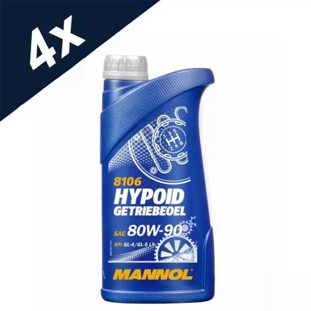 Mitsubishi Hypoid Transmission Universal Gear Oil 80W90 4 Litres