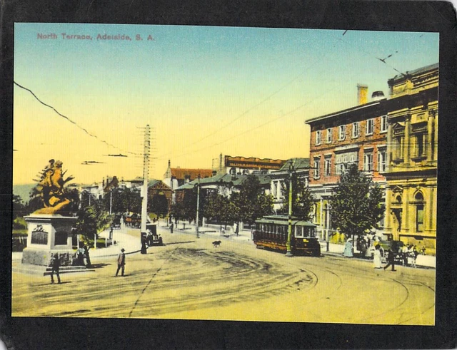 S0892 Australia SA Adelaide North Tce King William St council postcard