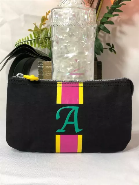 Liked New~KIPLING Initial  "A" Creativity Cosmetic/ Make Up Pouch Bag #AC7469