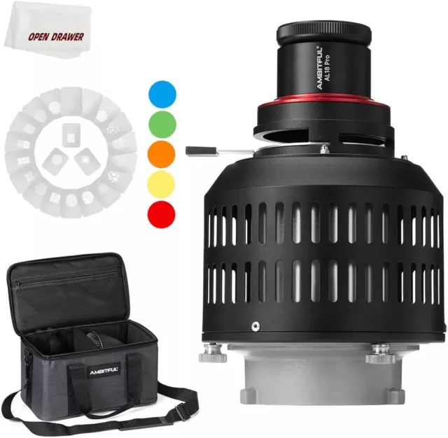 Proiettore Bowens Obiettivo per fotografia artistica AL-18 PRO LED VL150 SL60W