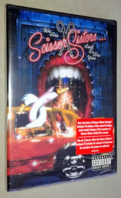 Scissor Sisters–We Are Scissor Sisters And So Are You-Dvd Factory Sealed