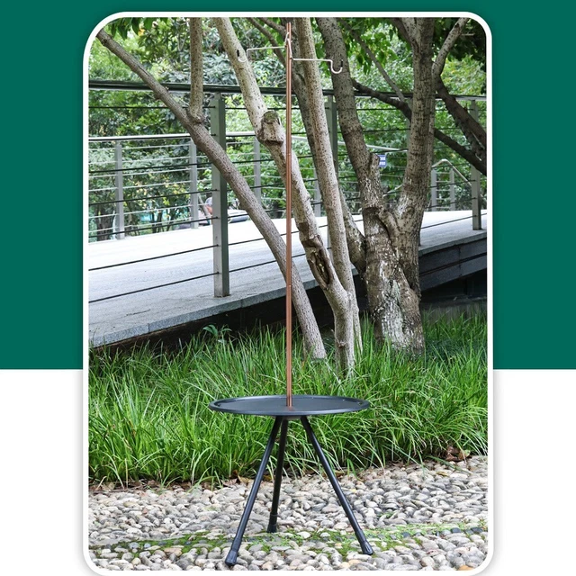 Rôtissoire De Camping Onlyfire - Hauteur Réglable 155.3 Cm, Moteur 3 Modes, Support 10 Kg - Parfaite Pour Feux De Camp Et Barbecue