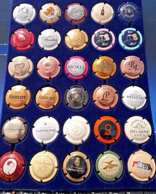 30 capsules de champagne différentes   (4)