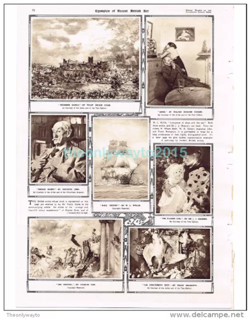 Examples Of Recent British Art 1935 (1), Book Illustration, c1935