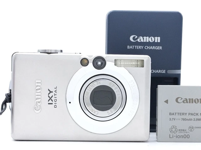 N MINT] CANON IXY DIGITAL 70 Silver 6.0MP 3x Zoom Digital