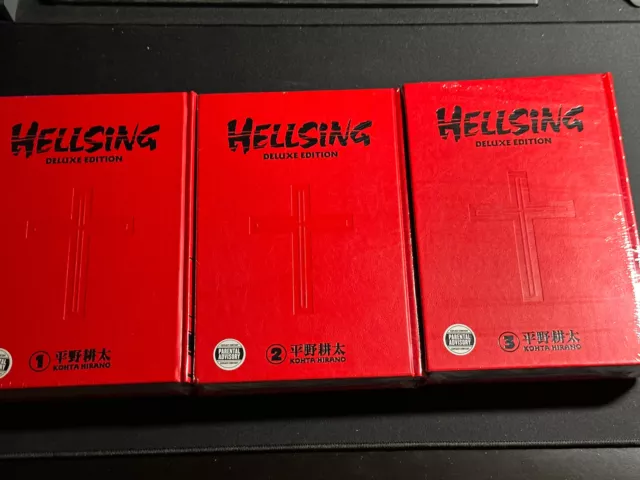 Hellsing Deluxe Edition Complete Set Volumes 1-3 English