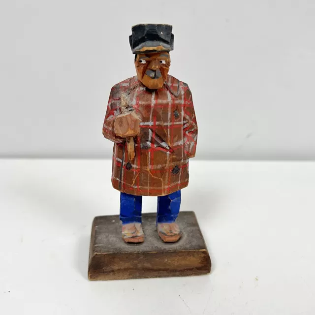 Vintage Black Forest Wooden Figure
