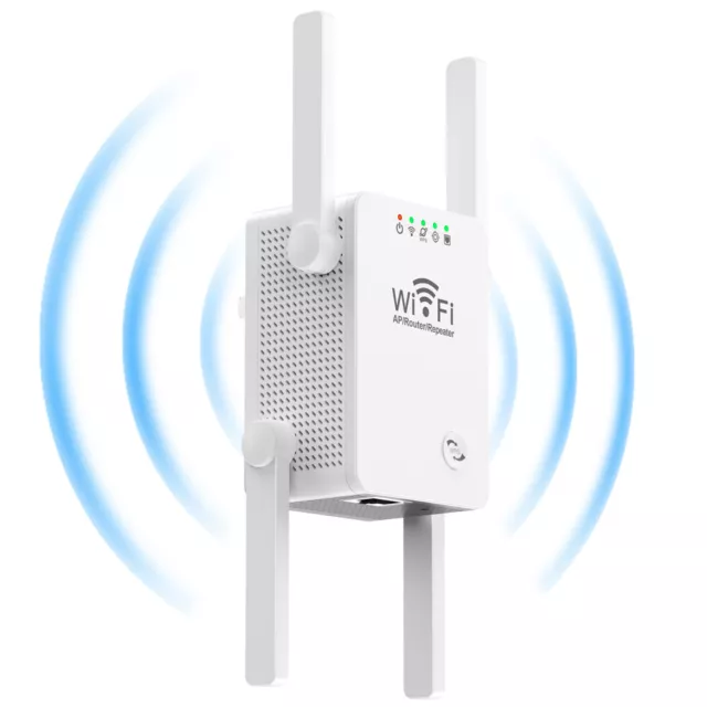 WiFi Range Extender Internet Booster Router Wireless Signal Repeater Amplifier