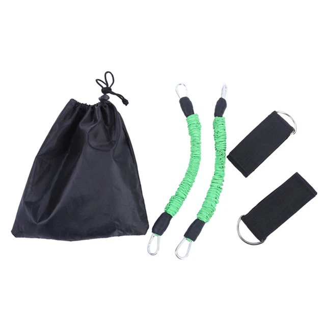 Kit Barre Pilates Avec Bandes De Résistance – 3 Bandes Boucle + Corde à Sauter, Fitness Maison Complet