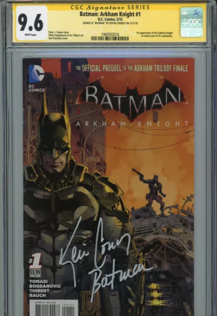 BATMAN: ARKHAM KNIGHT #1 Signed KEVIN CONROY 1st app. Arkham Knight (CGC SS 9.6)