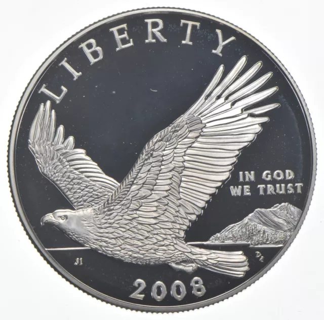 2008-P Proof American Bald Eagle Commemorative Silver Dollar $1 *0632