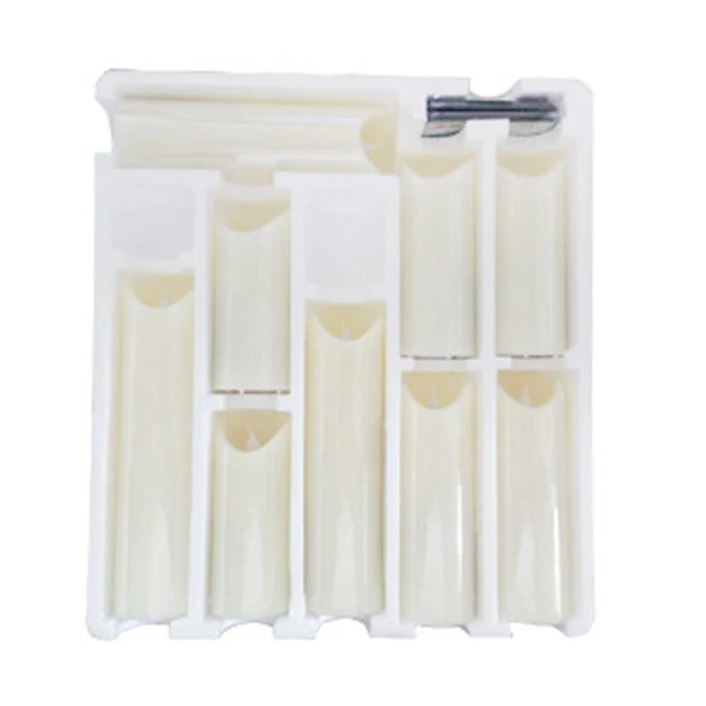 IGUGI Candele LED, set di 5 Candele a LED,Candele Senza Fiamma