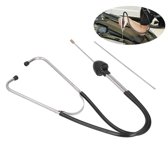 Sonarscopio cilindro meccanico acciaio con tubo in PVC strumento diagnostico motore automatico