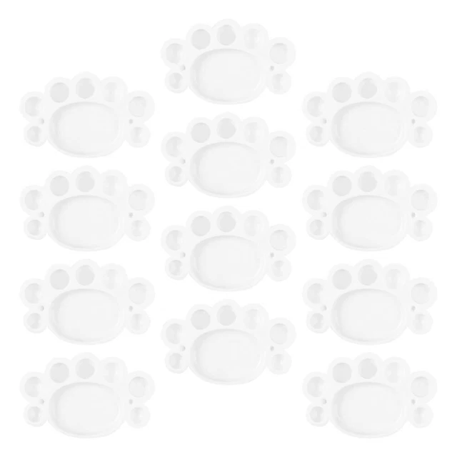 12 stücke Pigment Tabletts Pigment Mischplatten Kinder Kunst Malerei Lieferungen