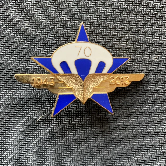 Insigne 1er RCP 60eme anniversaire, numéroté