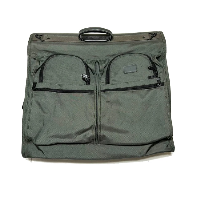 Tumi Bifold Garment Suit Luggage Bag Olive Green
