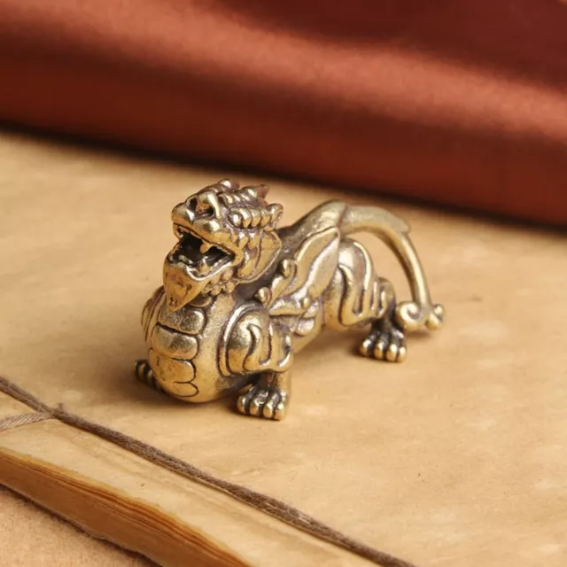 Handmade Pixiu Tea Pet Solid Mythological Animals Ornaments  Tea Pet