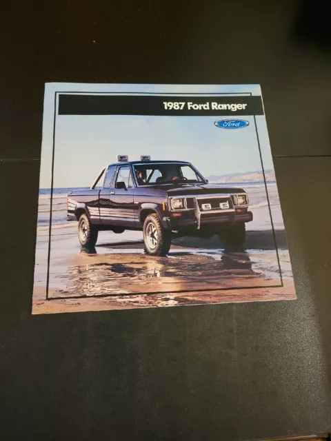 1987 Ford Ranger Dealer Showroom Sales Brochure Catalog Guide Booklet