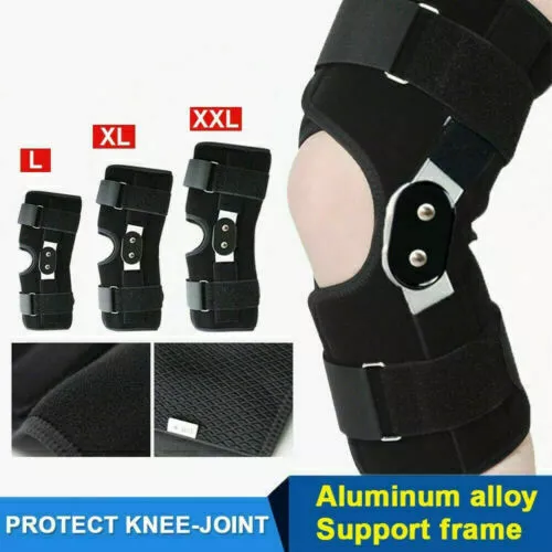 New Dual Hinged Knee Guard Arthritis Support Brace Strap Wrap Support Stabilizer