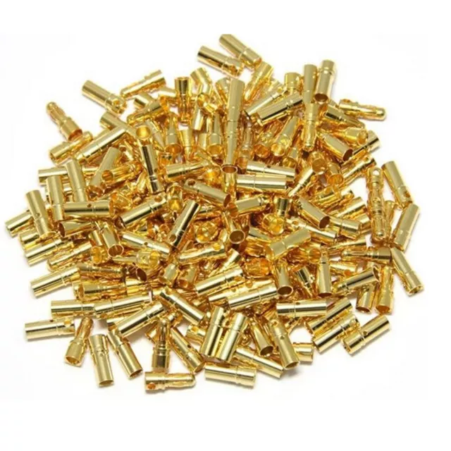 10Pairs/Set 2mm Bullet Banana Plug Wire Connector Tool for RC BatteryS~mj