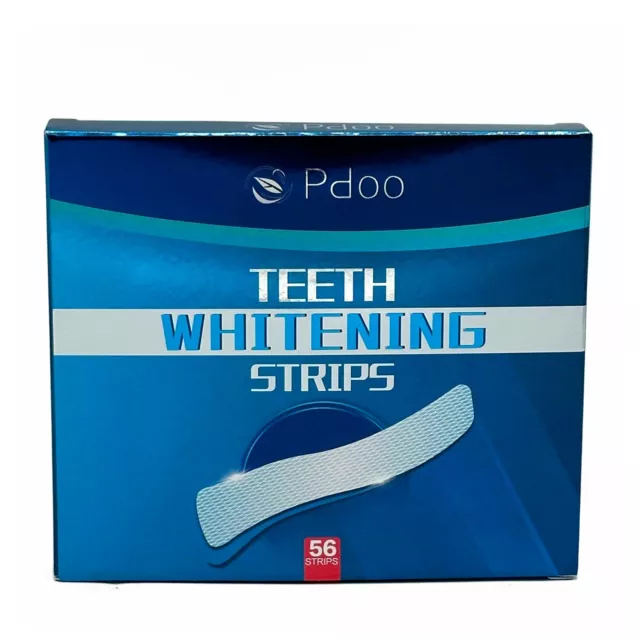 🦷56 Teeth Whitening Strips 28-Day Non-Sensitive Non-Slip Professional Tooth PVP 2