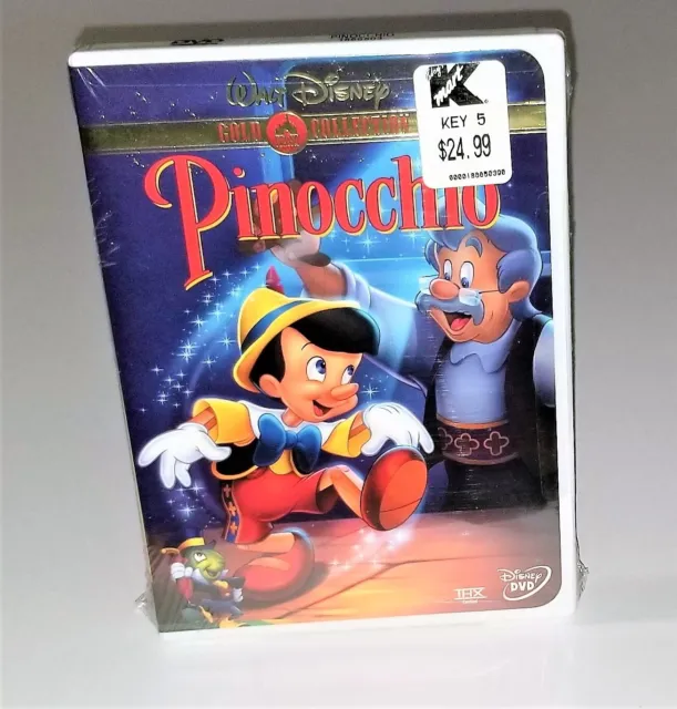 Pinocchio Gold Collection DVD 1999 Factory Sealed 9