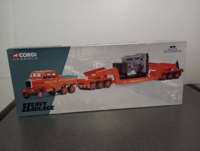 Corgi  17603 Heavy Haulage Siddle Cook Scamall Const. & 24 Wheel Girder Trailer