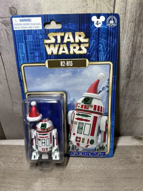 Star Wars Droid Factory R2-H15 Weihnachtsmannmütze Astromechfigur Disney Parks exkl. J1