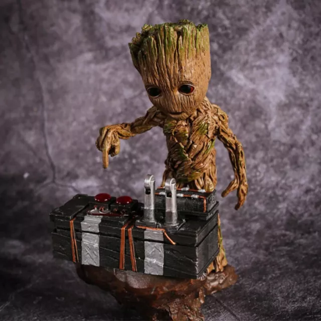 Groot dans Les Gardiens de la Galaxie 2 Scène de la Bombe Figurine Statue Cadeau 3