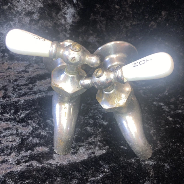 Cleveland Brass Faucet, Porcelain Hot And Cold Handles