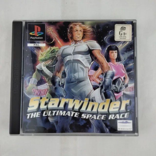 Starwinder : The Ultimate Space Race PS1 PAL PlayStation Game With Manual 