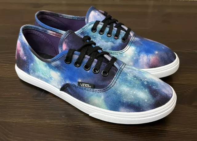 VANS Atwood Cosmic Galaxy Women's Size 7 Blue Lace-up Low Skate Shoes Sneakers