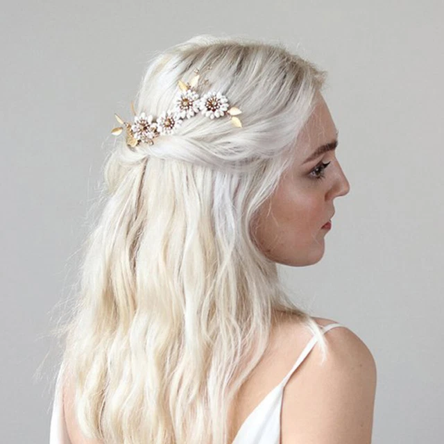 Pettini laterali sposa strass sposa accessori capelli matrimonio copricapo doccia