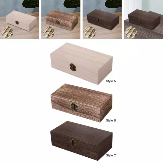 Boîte de Rangement En Bois, Boîte à Souvenirs, Boîte à Bibelots