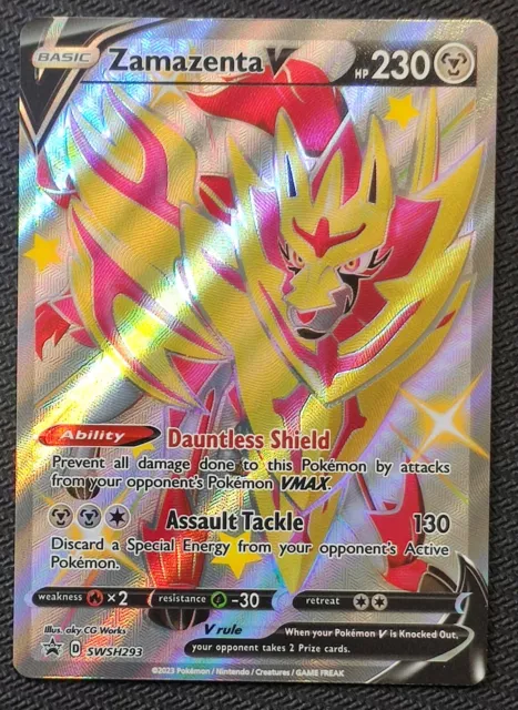 ZAMAZENTA V SWSH293 (Shiny) Black Star Promos Pokémon Card $4.00 - PicClick  AU