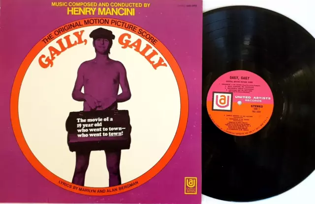 Henry Mancini–Gaily, Gaily-Movie Score LP 1969 United Artists Records UAS 5202