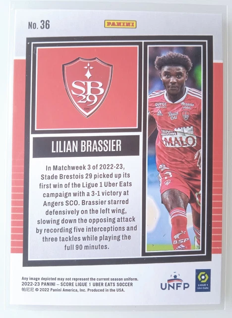 PANINI SCORE LIGUE 1 2023-24 Laser - Brendan Chardonnet - Stade Brestois 29 #160 EUR 10,00 - FR
